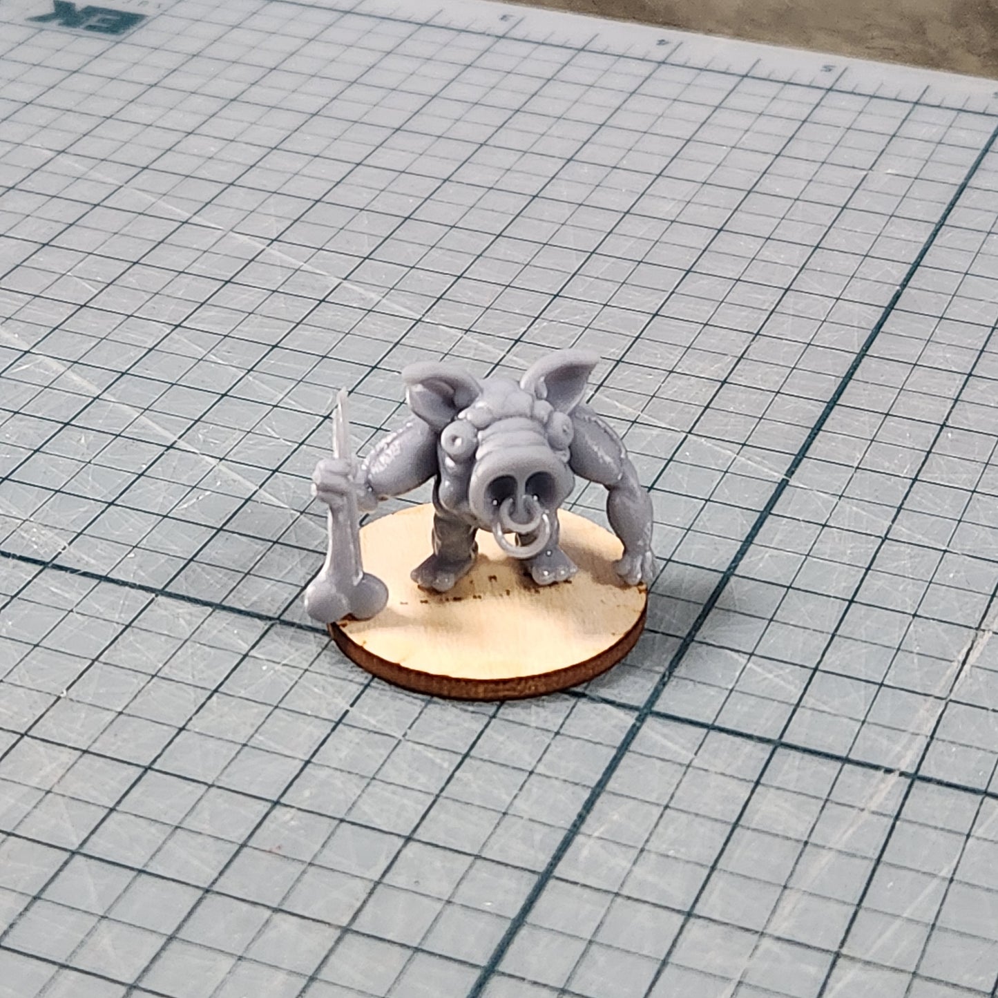 Miniature Bases - 75x42mm Oval, 3mm thick Plywood