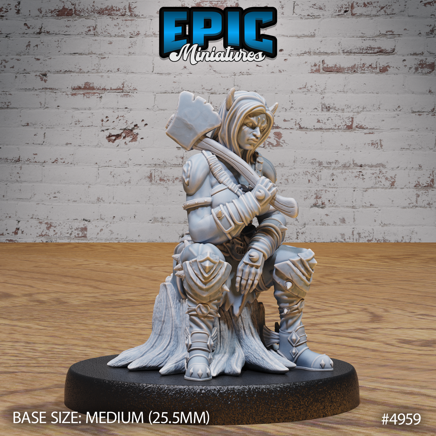 Orc Tiefling Female - Epic Miniatures