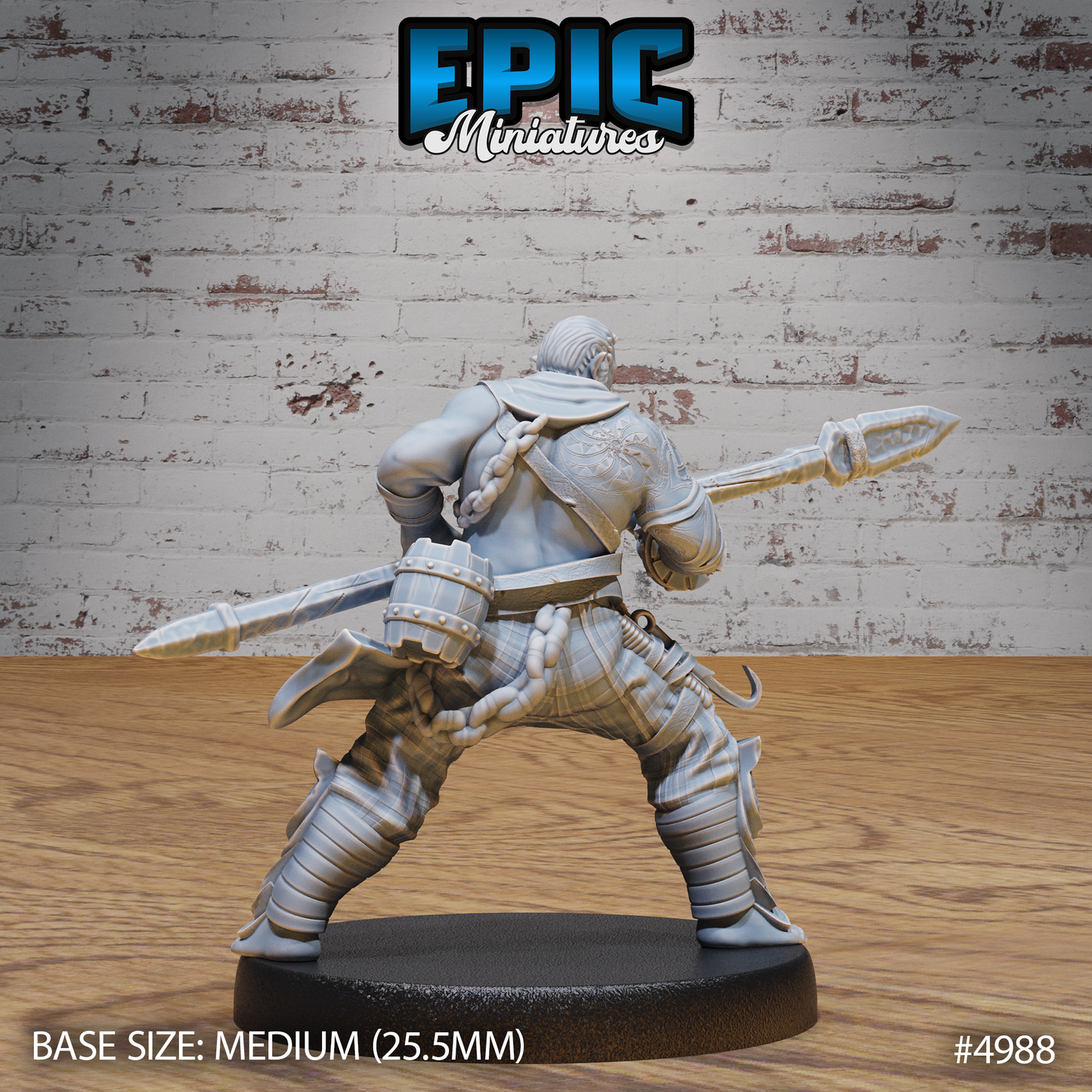 Half Orc Adventurer - Epic Miniatures
