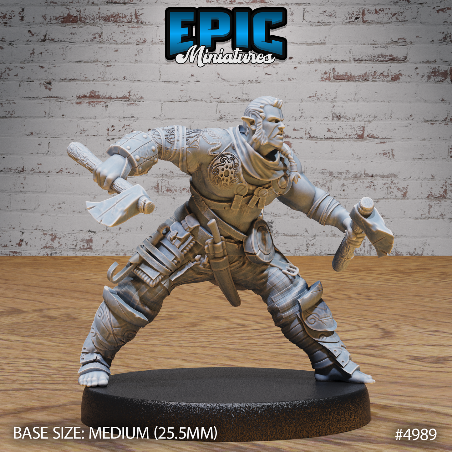 Half Orc Adventurer - Epic Miniatures