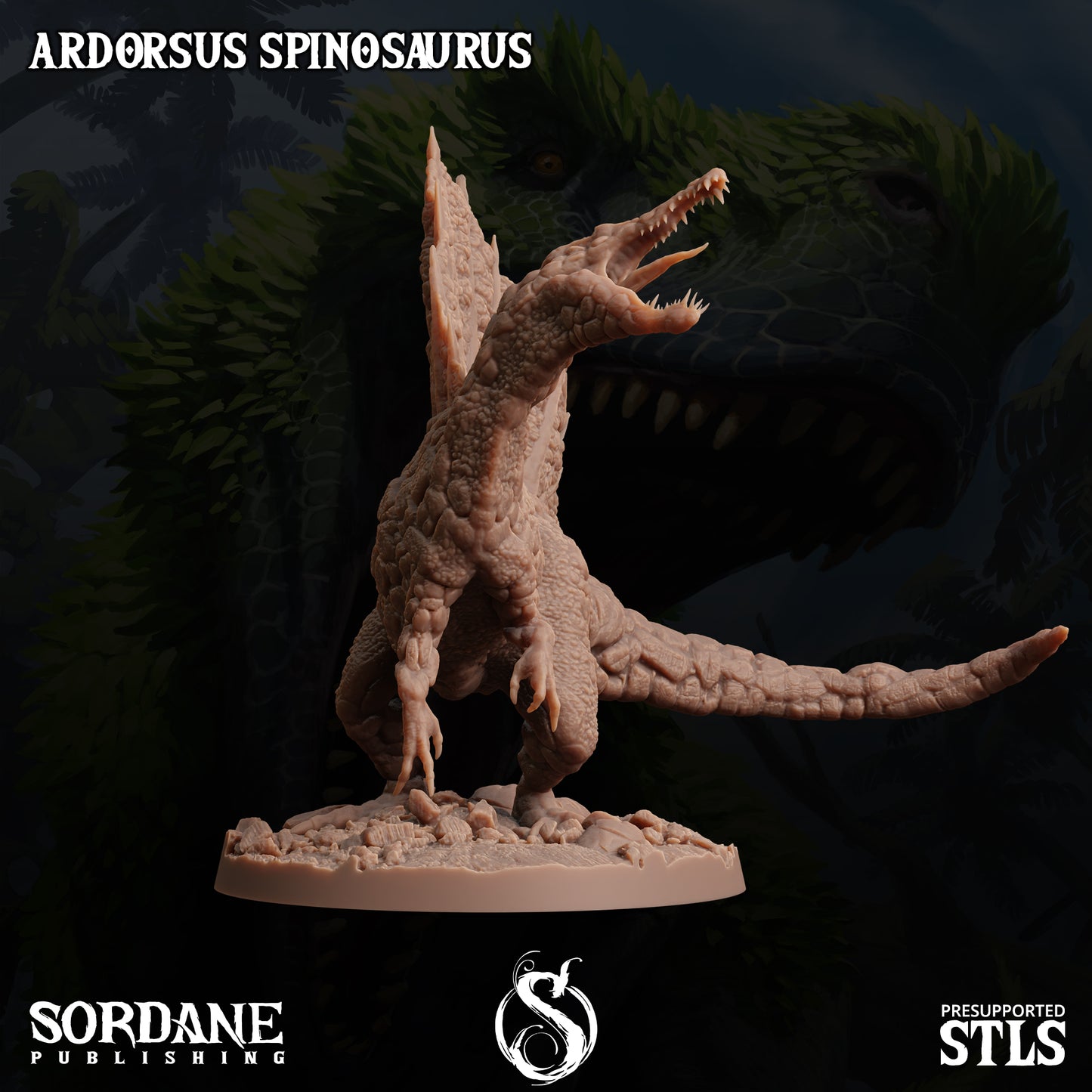 Ardorsus Spinosaurus,Sail Finned Dinosaur- Sordane Publishing