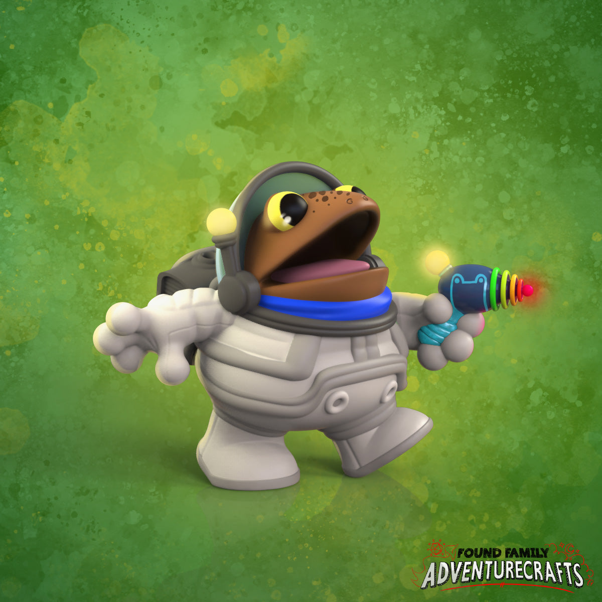 astro toad, Frog Astronaut- Found Family Adventurecrafts