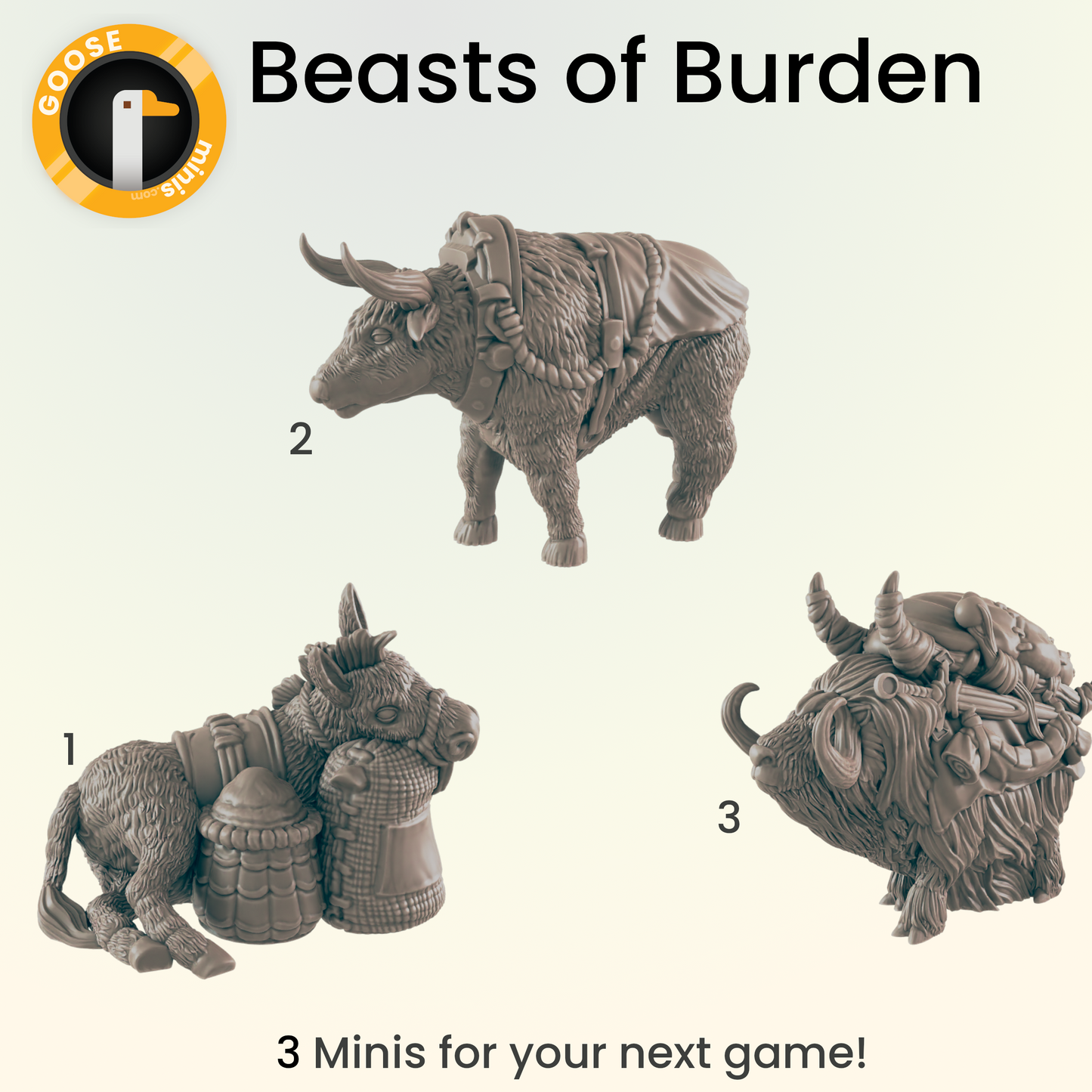 Beasts of Burden - Ec3d | Villagers | Everyday Folk
