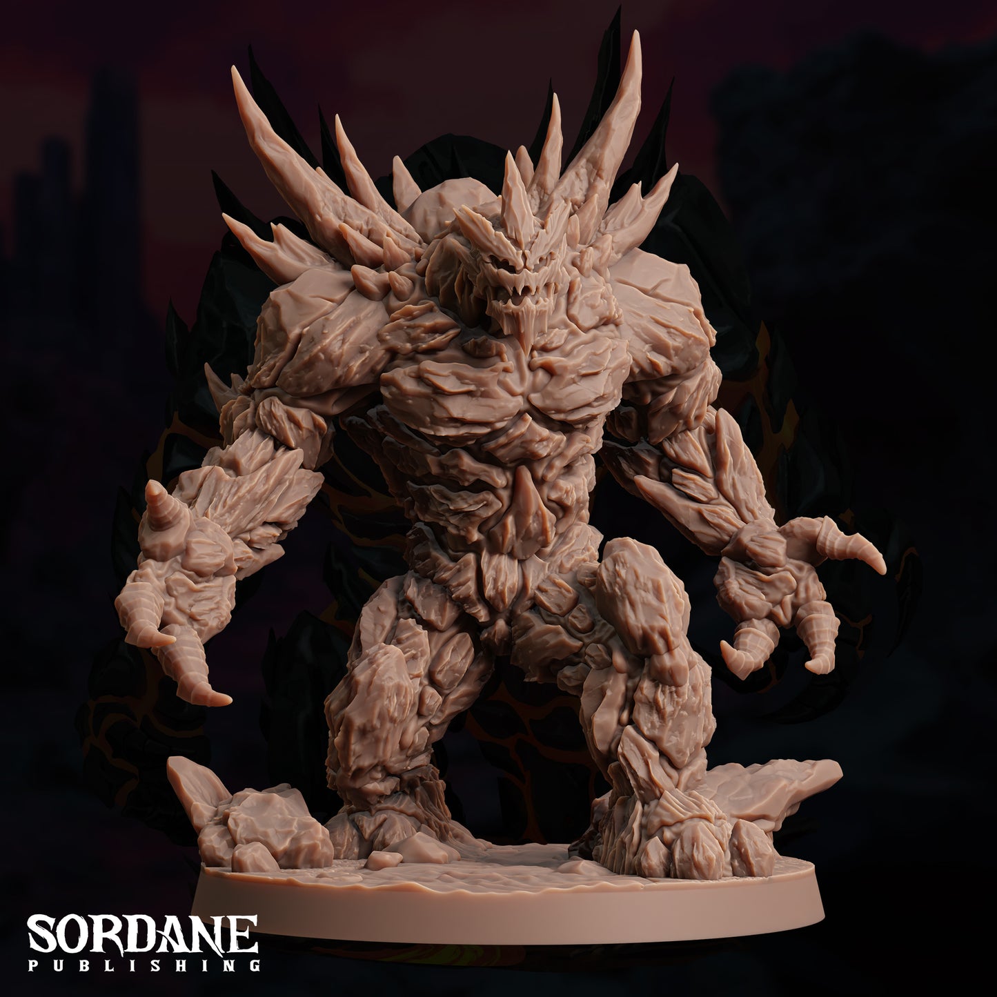 Brimstone Behemoth. Evil Earth Elemental - Sordane Publishing