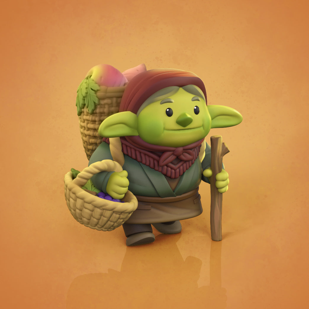 Forager Goblin, Adorable Gobushka - Found Family Adventurecrafts