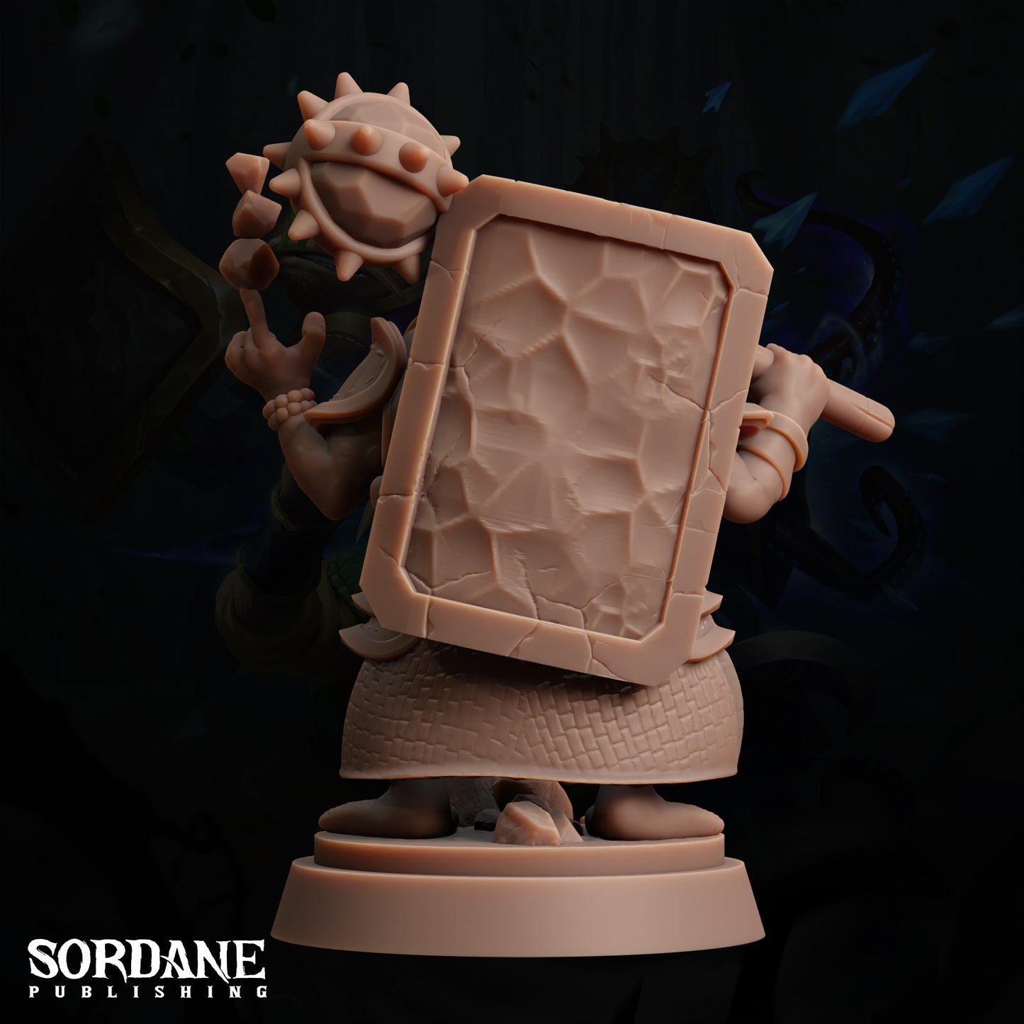 Froin Cleric, Kudmiz. Frogfolk Warrior - Sordane Publishing