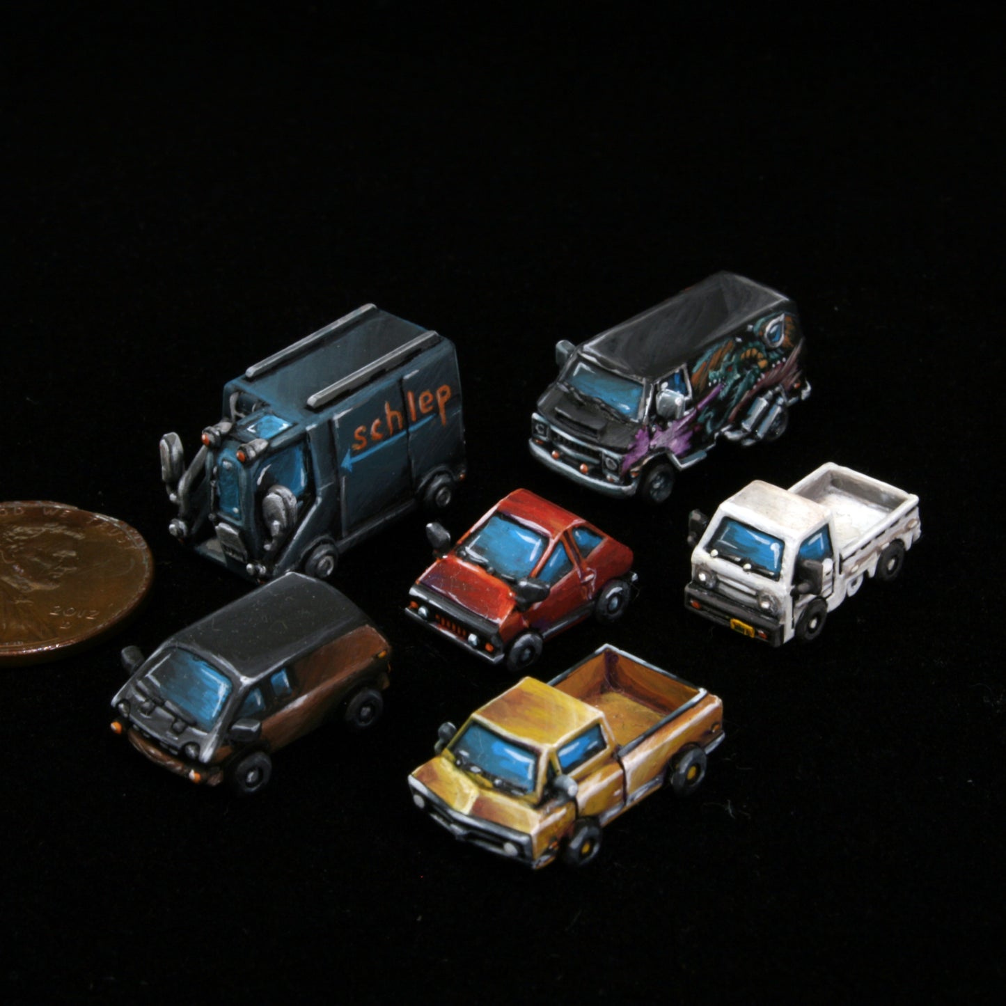 6mm civilian vehicles - Porble Games