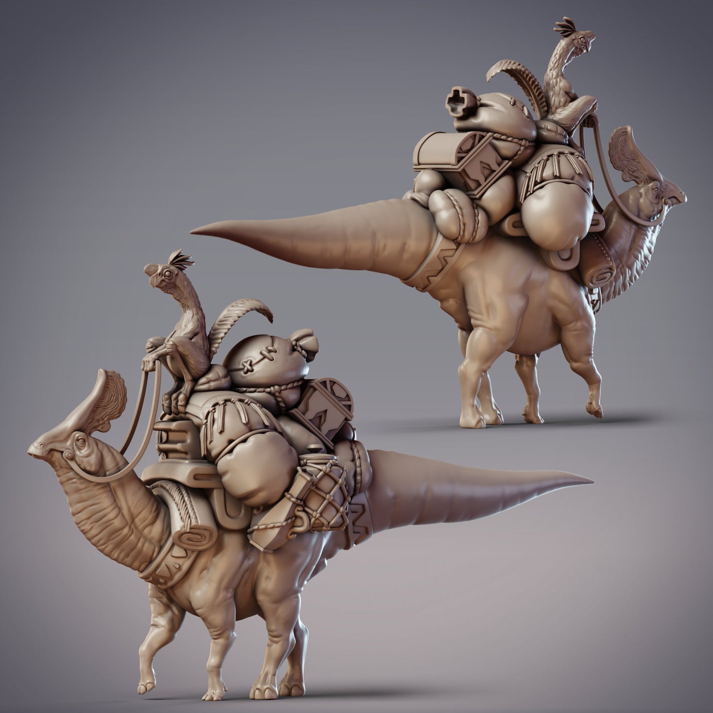 Dinovian Beast Handler Jorak, Dinosaur Folk Merchant - CobraMode