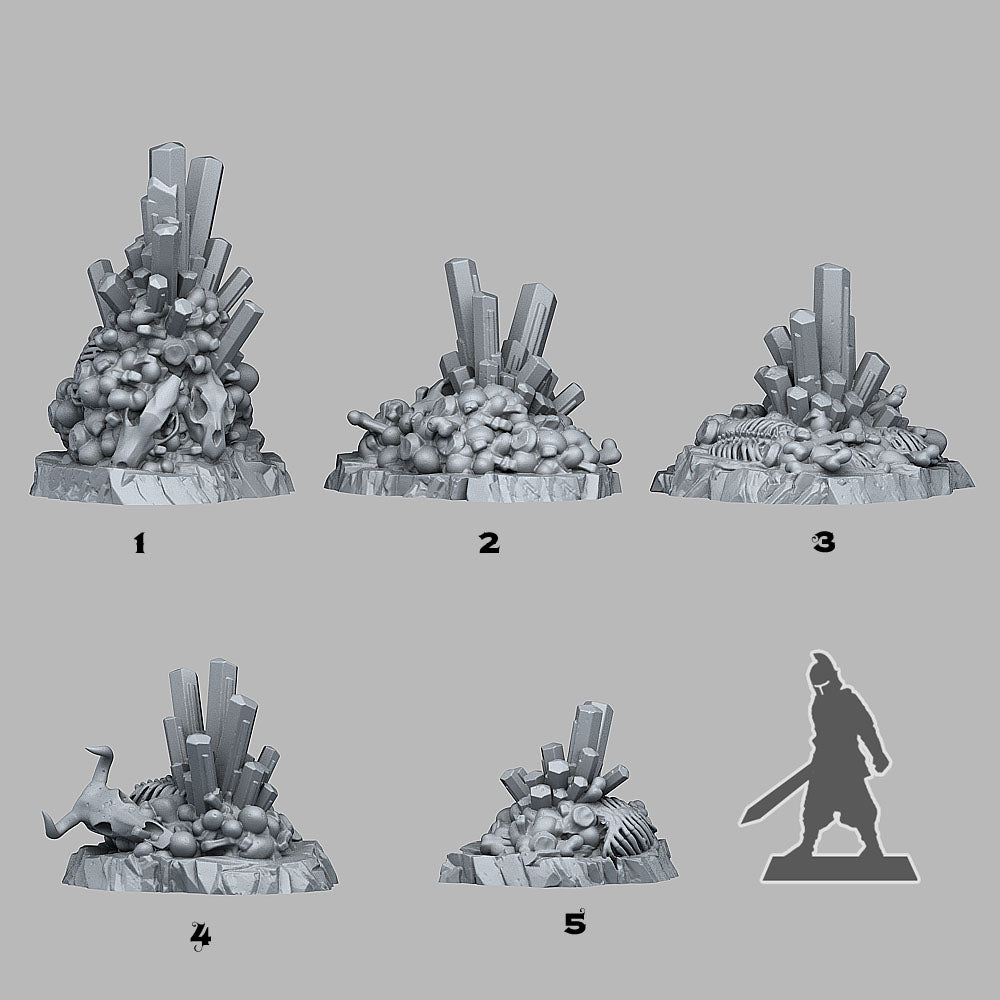 Necrotic Crystals - Fantastic Plants and Rocks