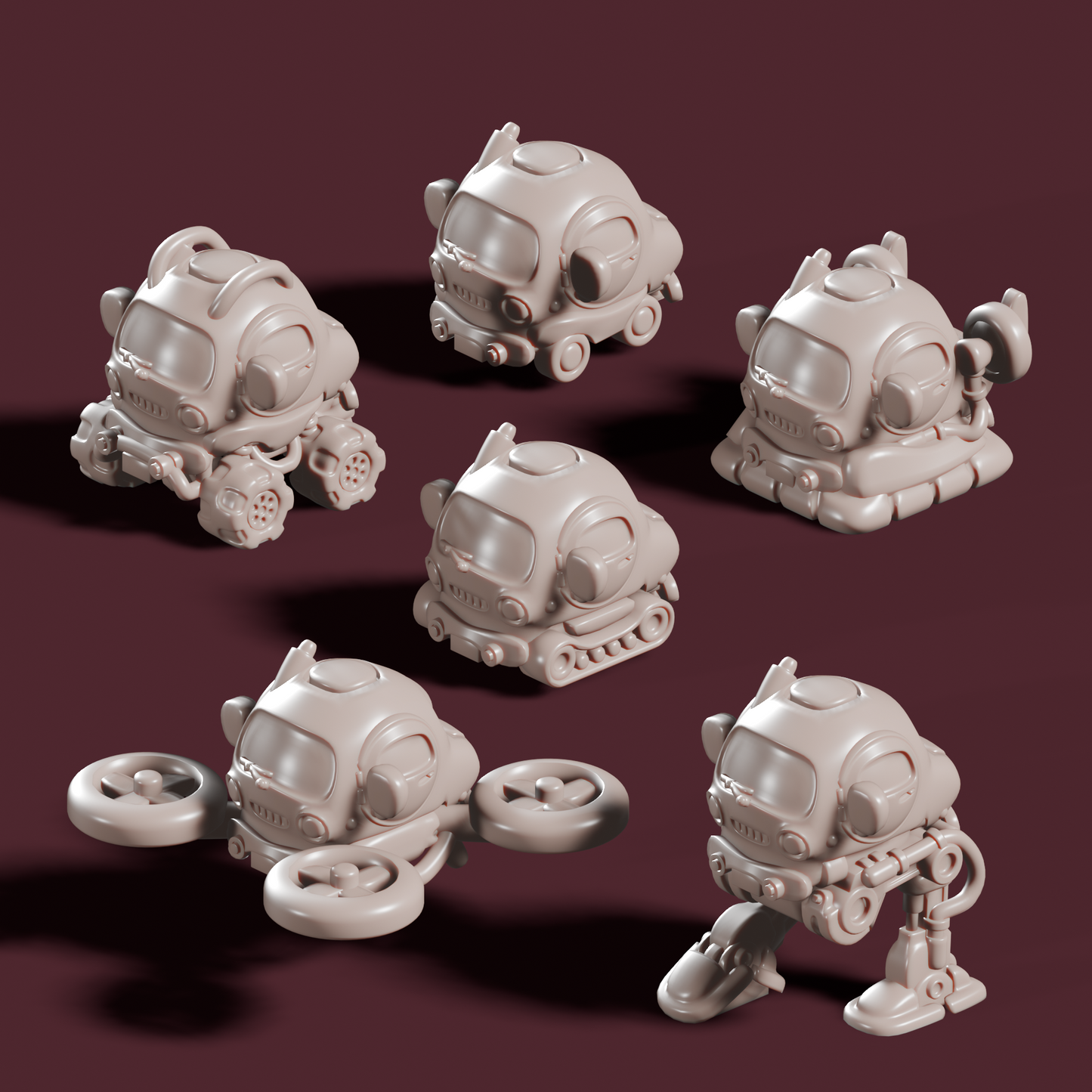 6mm Pea Car, Adaptable little vehicle - Porble Games