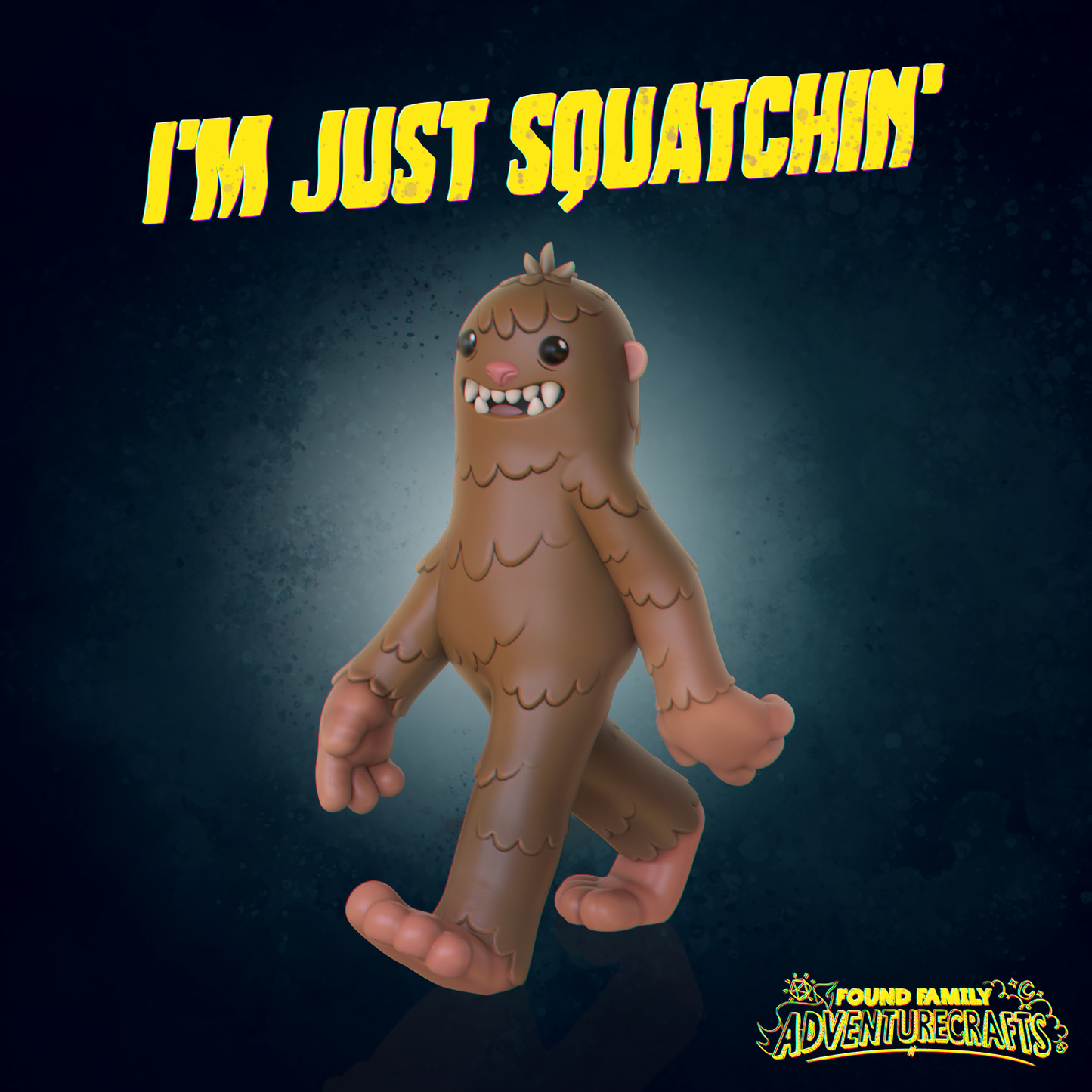 Super Cute Sasquatch - Found Family Adventurecrafts