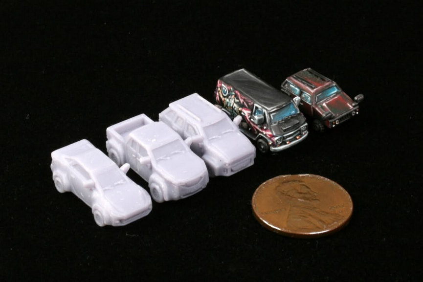 6mm civilian vehicles - Porble Games