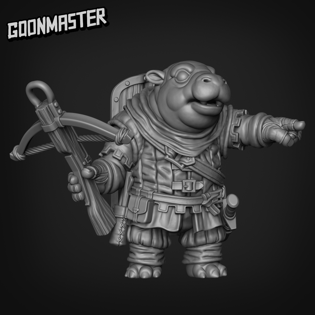 Tiny Hippo Arbalest - Goonmaster | Hippo Crossbow Soldier