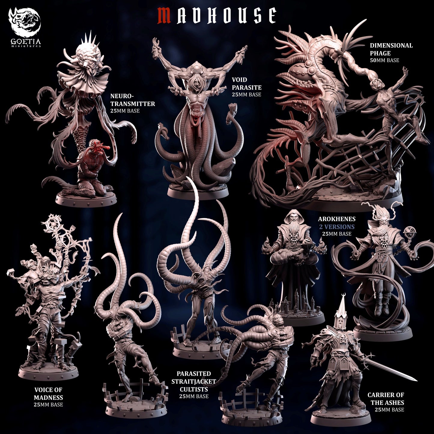 Arokhenes, Cultist Recluse - Goetia Miniatures
