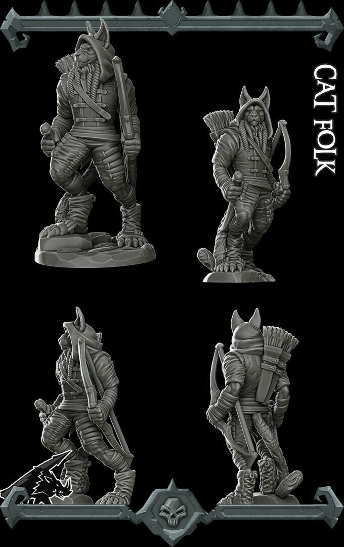 Cat-folk Archer - Rocket Pig Games