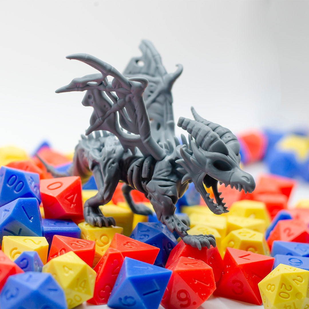 Draco Lich, Undead Skeletal Dragon - Found Family Adventurecrafts