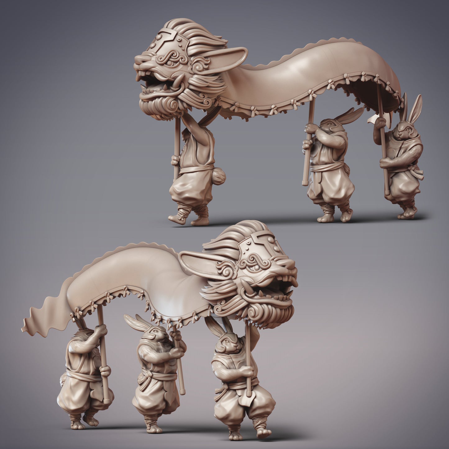 Guanghan Dragon Dancers, RabbitFolk Performers - CobraMode