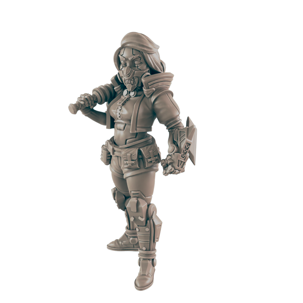 The Mad Batter. Cyberpunk Thug - Ec3d
