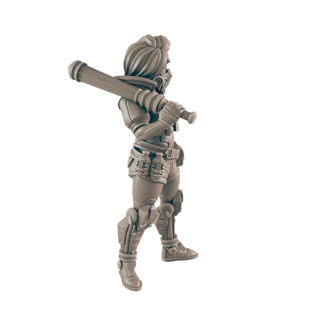 The Mad Batter. Cyberpunk Thug - Ec3d