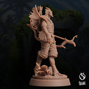 Sahuagin Ranger - Arcane Minis | 32mm | Dino Domination | Scout | Rogue | Bandit