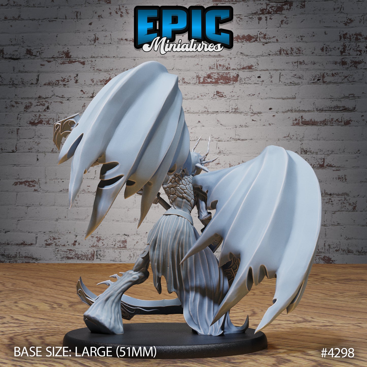 Lord Of Sorrow - Epic Miniatures | Infernal Assault | 28mm | 32mm | Demon | Devil | Scythe