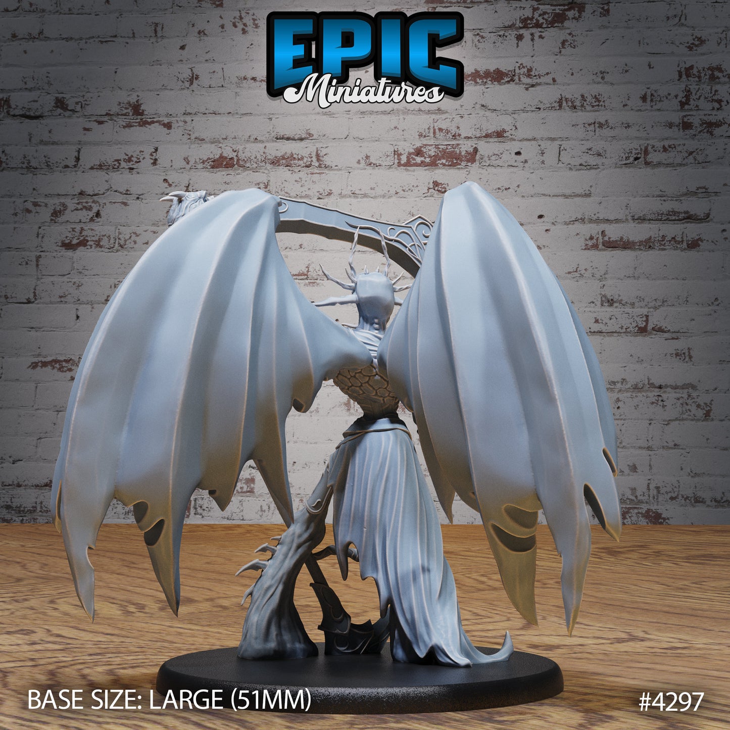 Lord Of Sorrow - Epic Miniatures | Infernal Assault | 28mm | 32mm | Demon | Devil | Scythe