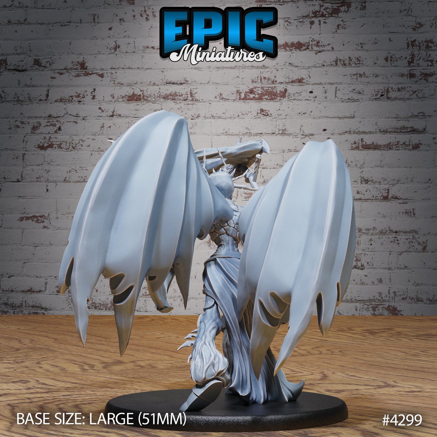 Lord Of Sorrow - Epic Miniatures | Infernal Assault | 28mm | 32mm | Demon | Devil | Scythe