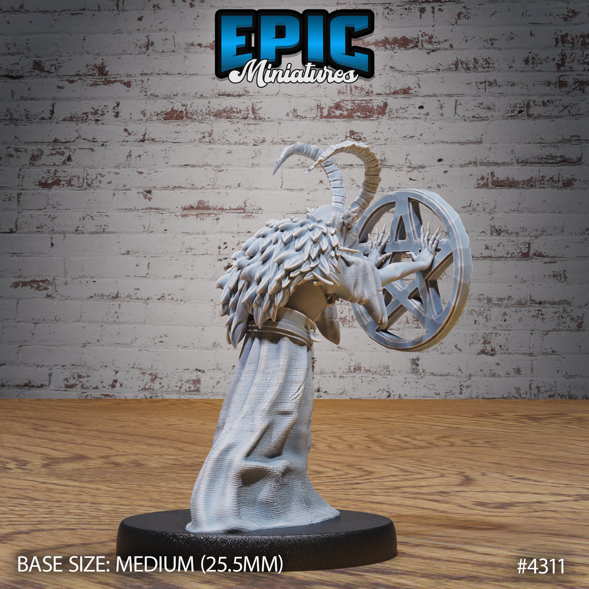 Demonic Cultist - Epic Miniatures | Infernal Assault | 28mm | 32mm | Demon | Devil | Sorcerer