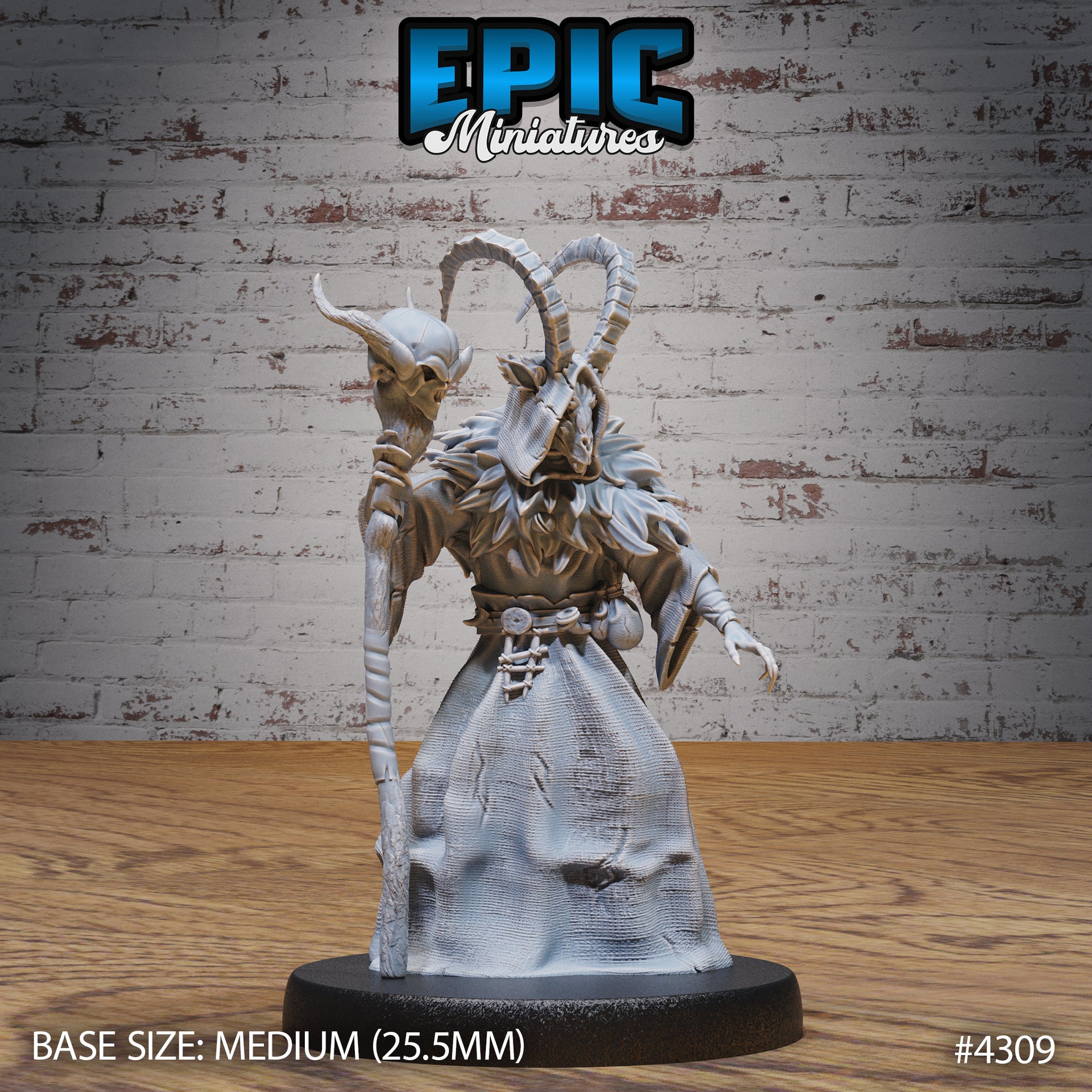 Demonic Cultist - Epic Miniatures | Infernal Assault | 28mm | 32mm | Demon | Devil | Sorcerer