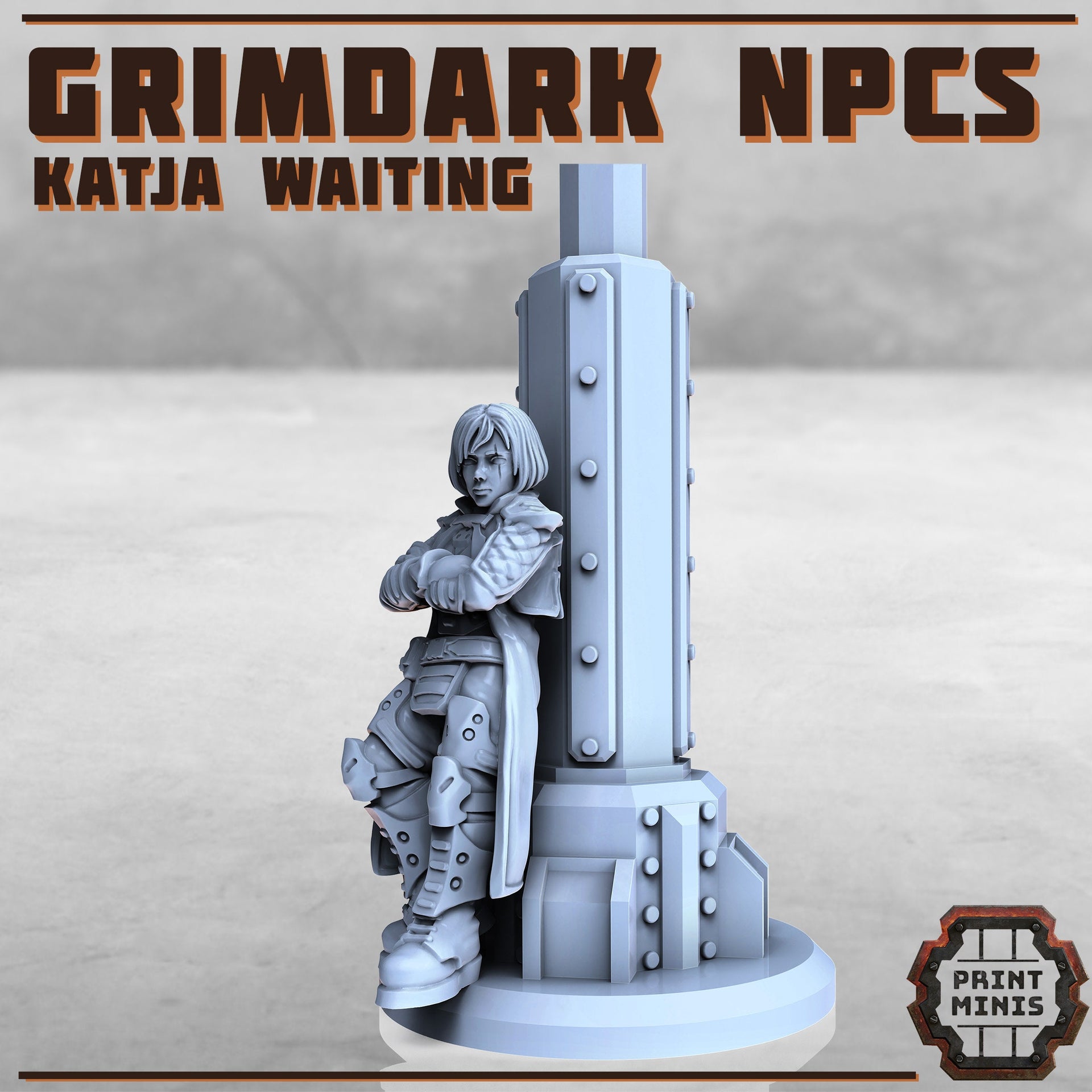 Grimdark NPCs - Print Minis | Sci Fi | 28mm Heroic | Bar | Arm Wrestling | Bench