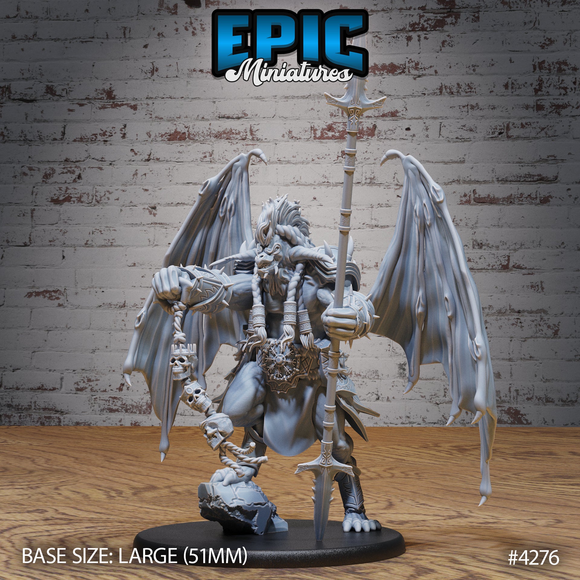 Frost Balrog - Epic Miniatures | Infernal Assault | 28mm | 32mm | Demon | Devil | Lord