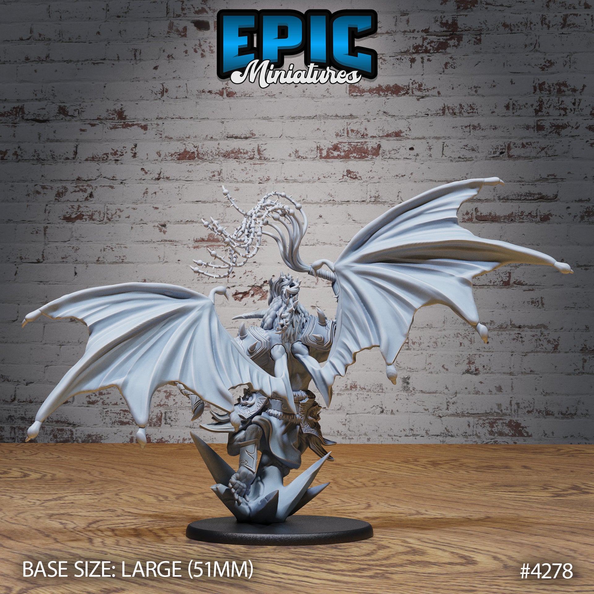 Frost Balrog - Epic Miniatures | Infernal Assault | 28mm | 32mm | Demon | Devil | Lord