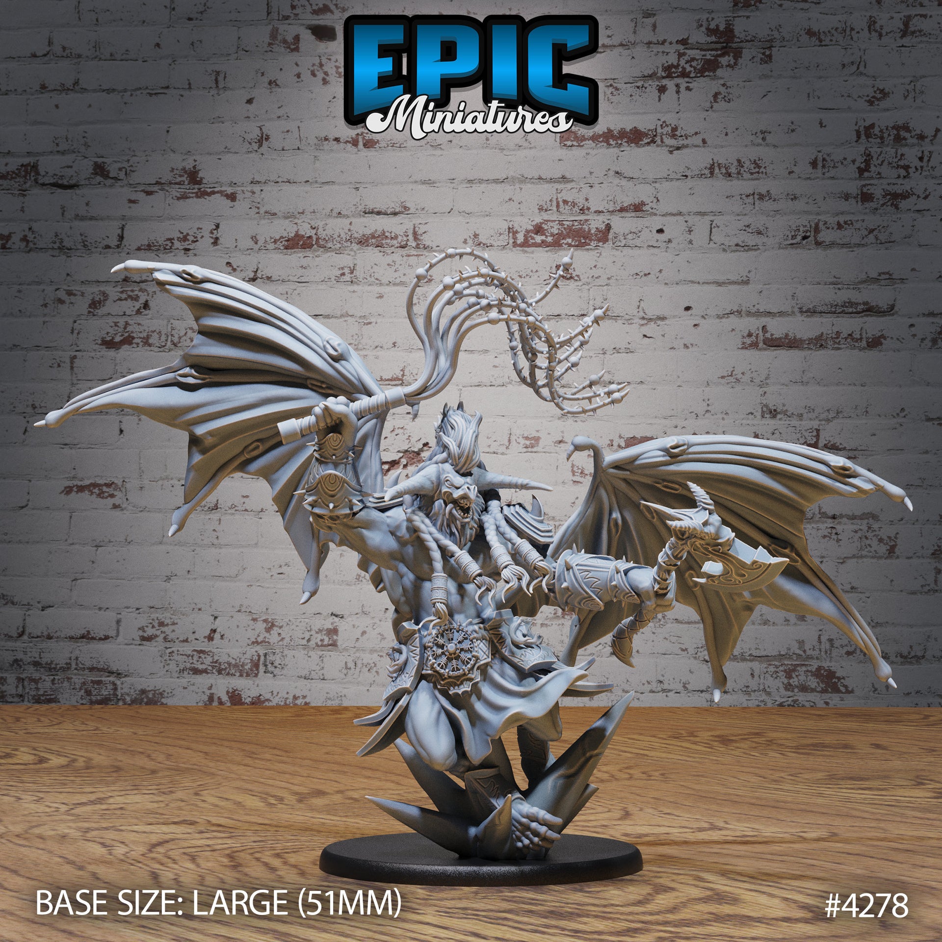 Frost Balrog - Epic Miniatures | Infernal Assault | 28mm | 32mm | Demon | Devil | Lord