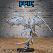 Draconic Demon Copper - Epic Miniatures | Infernal Assault | 28mm | 32mm | Dragonkin | Demon | Fighter