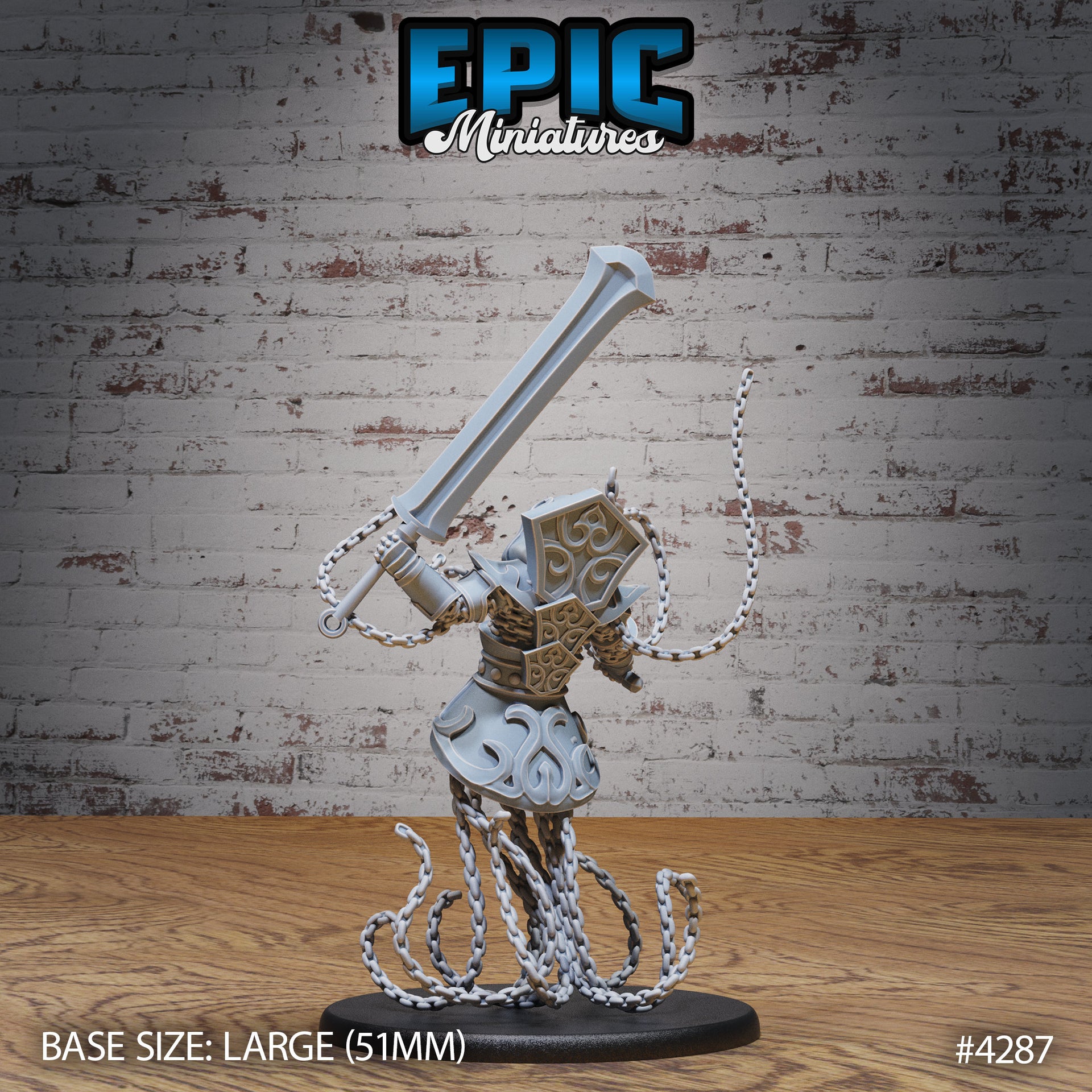 Chain Golem - Epic Miniatures | Infernal Assault | 28mm | 32mm | Elemental | Demon