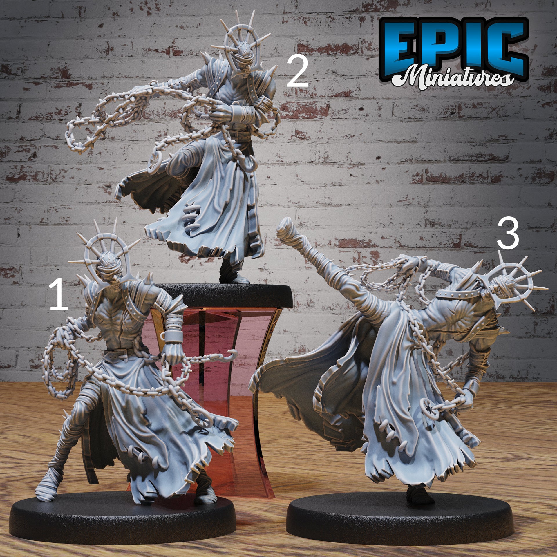 Chain Demon - Epic Miniatures | Infernal Assault | 28mm | 32mm | Devil | Jailer
