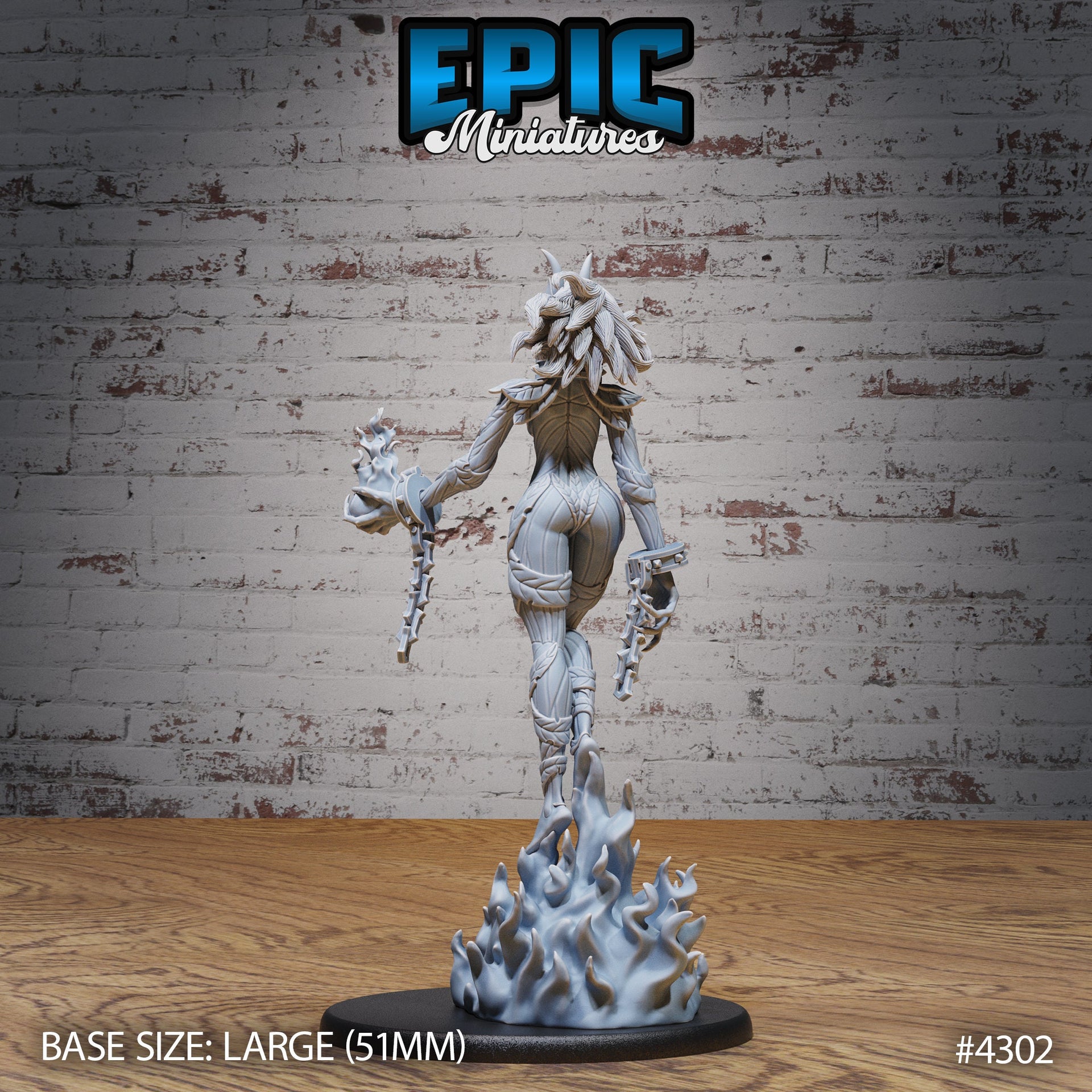 Imprisoned Demoness - Epic Miniatures | Infernal Assault | 28mm | 32mm | Devil | Demon