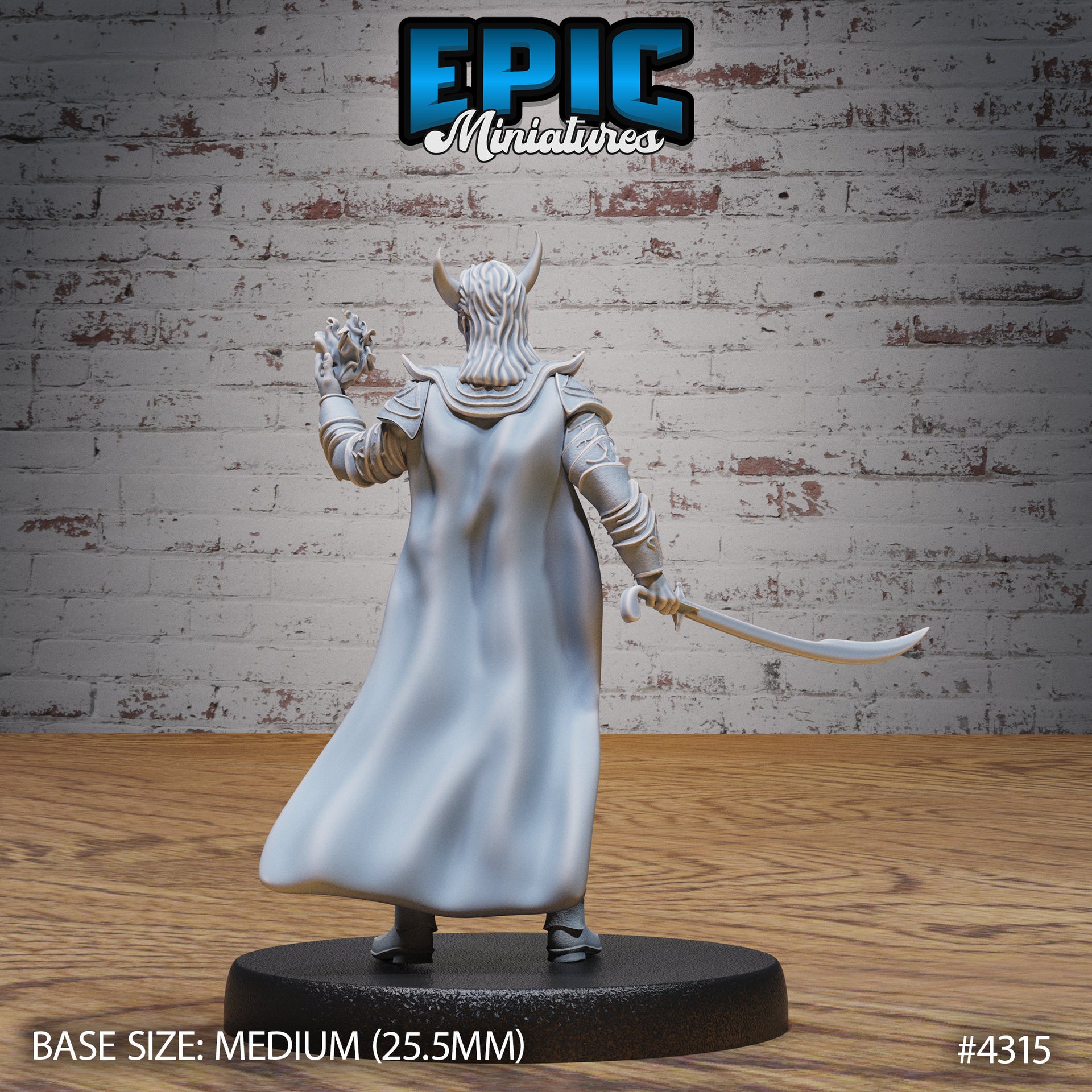 Infernal Knight - Epic Miniatures | Infernal Assault | 28mm | 32mm | Demon | Devil | Champion | Fighter