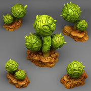 Alien Cactus - Fantastic Plants and Rocks | Print Your Monsters | DnD | Wargaming
