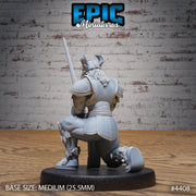 Beast Folk Paladin - Epic Miniatures | Mighty Heroes | 28mm | 32mm | Cat Folk | Tabaxi | Lion | Knight