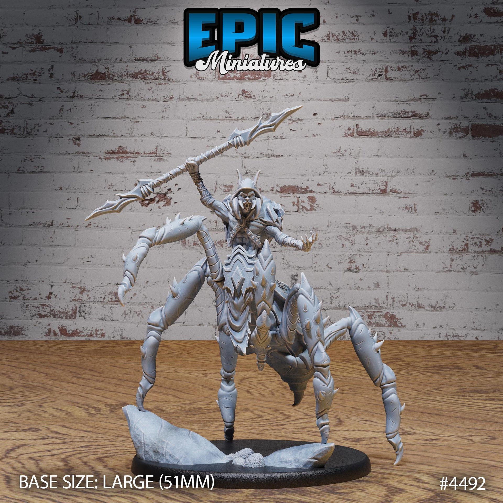 Dark Elf Spider - Epic Miniatures | Deep Dark Caves | 28mm | 32mm | Fighter | Mutant