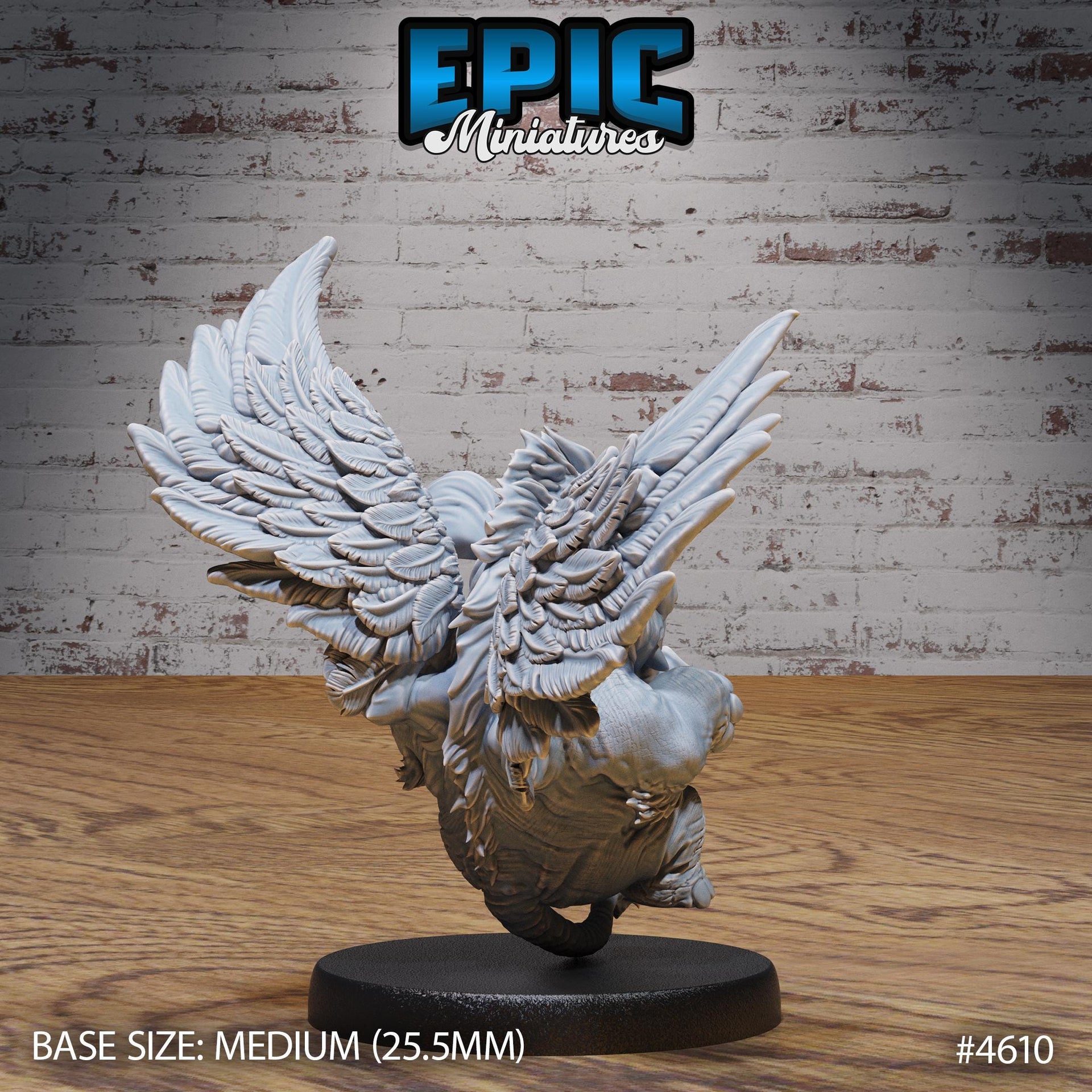 holyphant - Epic Miniatures | Faith Defender | 28mm | 32mm | Flying Elephant