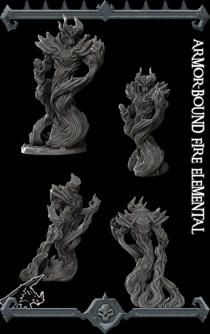 Armorbound Fire Elemental - Rocket Pig Games