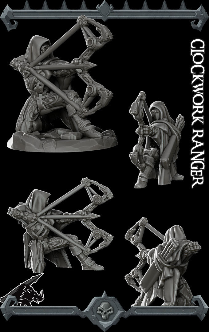 Clockwork Ranger. Mechanical Archer - Rocket Pig Games