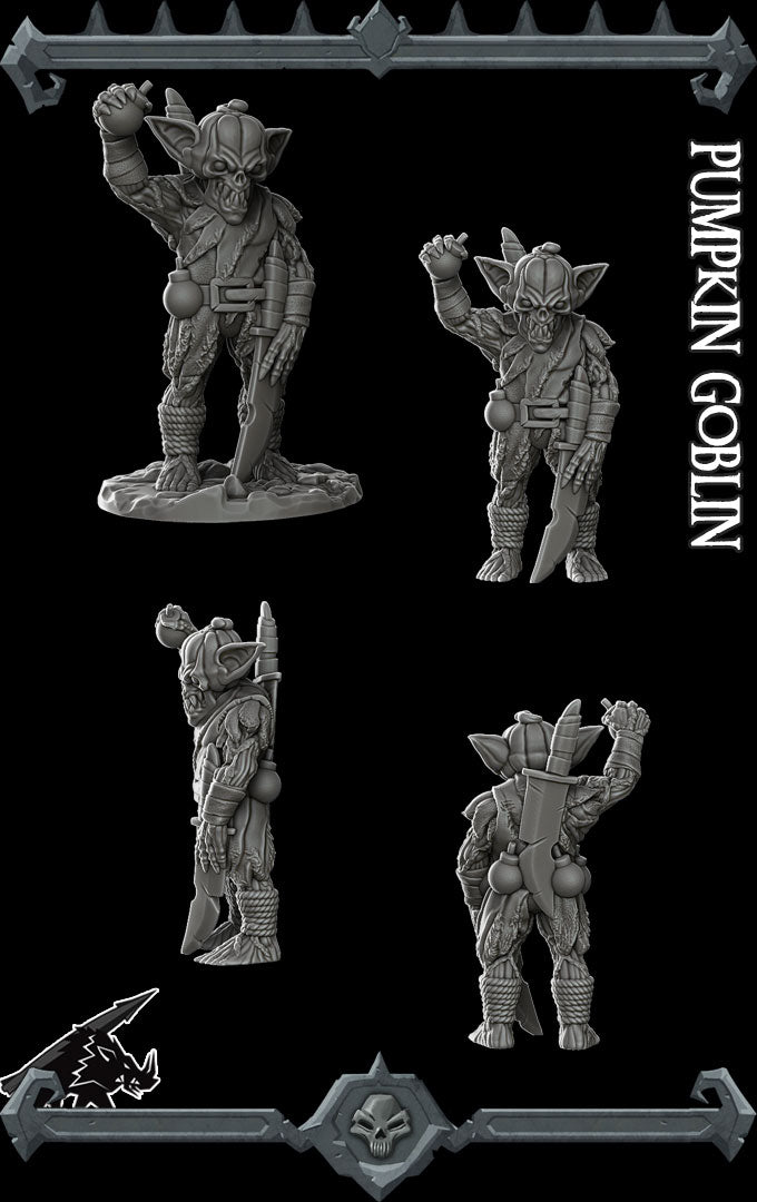 Pumpkin Goblin. Goblin Special Operative - Rocket Pig Games