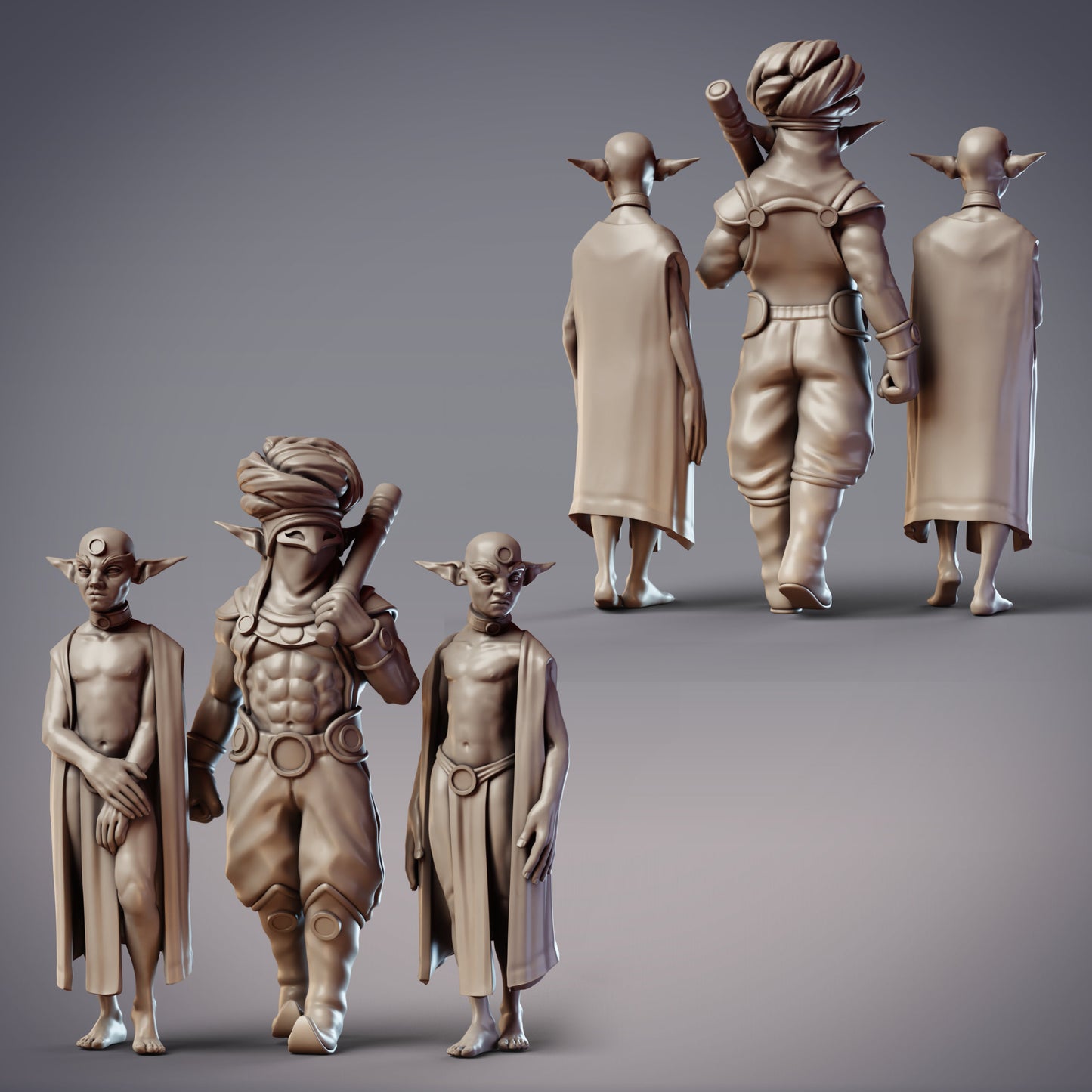 Usurer Overseer Shadid & Debtors, Elf Bodyguard - CobraMode
