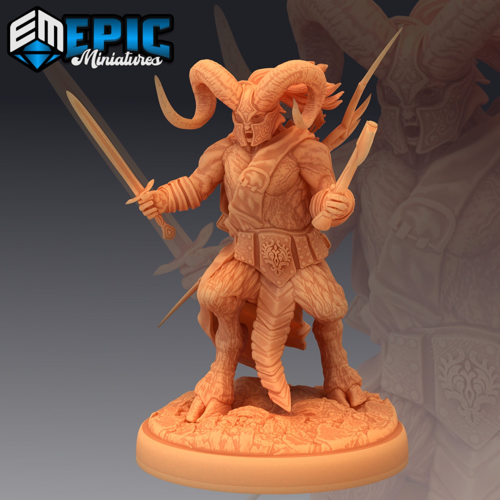 Satyr Armored- Epic Miniatures