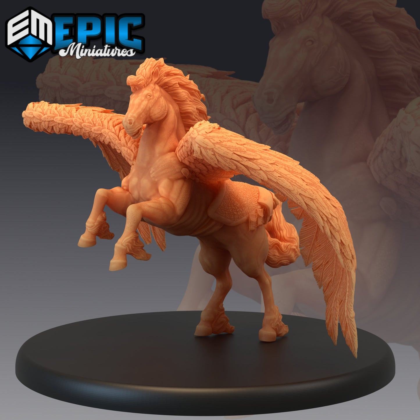 Pegasus, Fallen Pegasus - Epic Miniatures