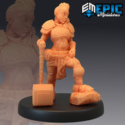 Dwarven War Maidens - Epic Miniatures