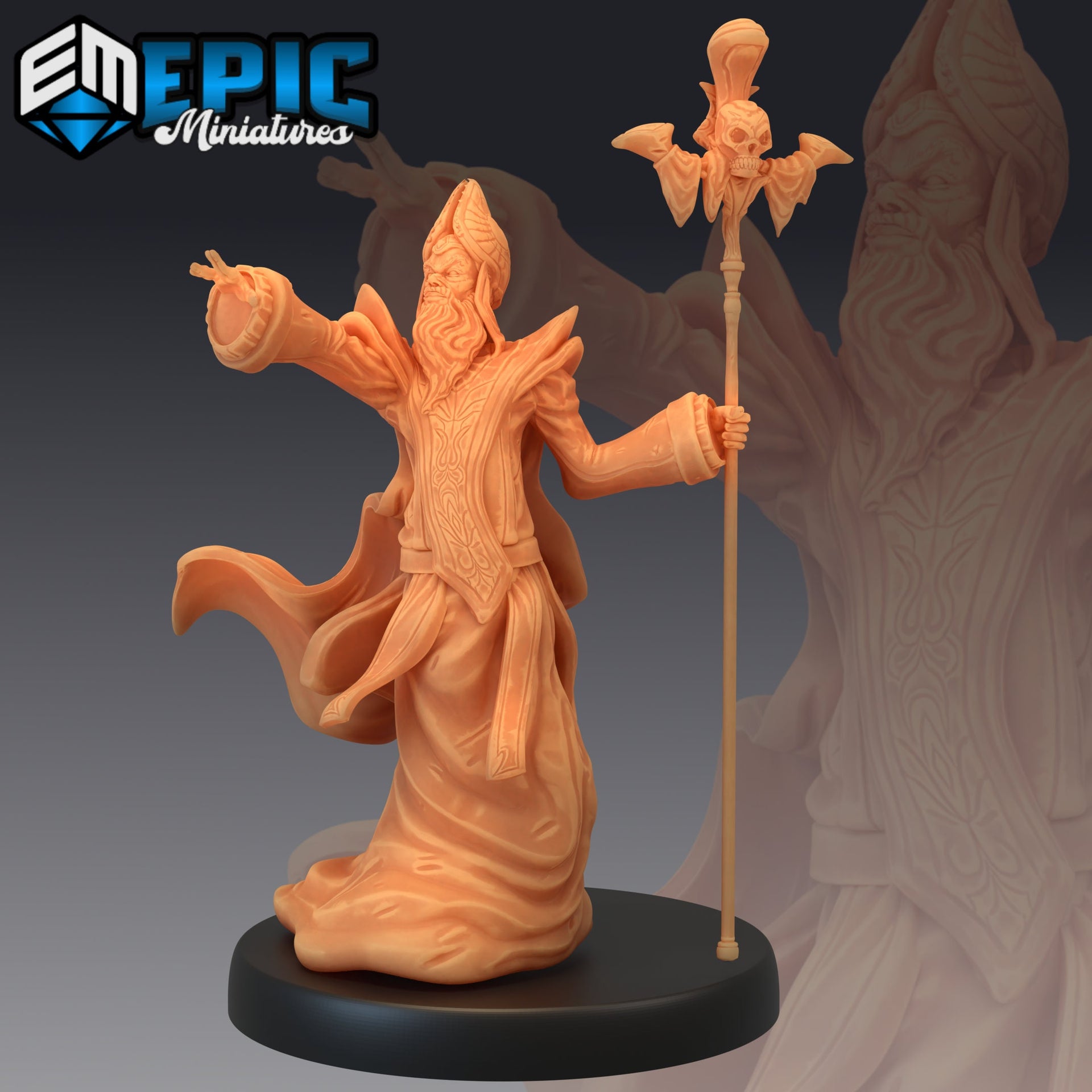 Yellow Bishop - Epic Miniatures